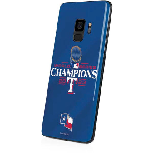2023 World Series Champions Texas Rangers Galaxy S9 Skin