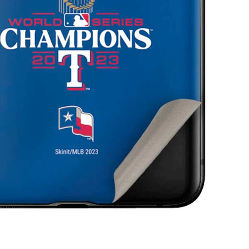 2023 World Series Champions Texas Rangers Galaxy Z Flip Skin
