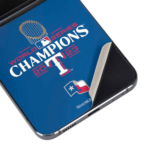 2023 World Series Champions Texas Rangers Galaxy Z Flip5 5G Skin