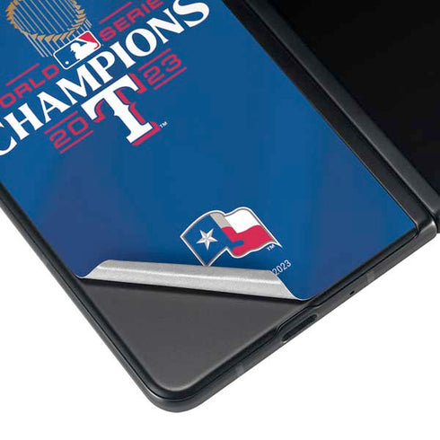 2023 World Series Champions Texas Rangers Galaxy Z Fold3 5G Skin