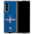 2023 World Series Champions Texas Rangers Galaxy Z Fold4 5G Clear Case