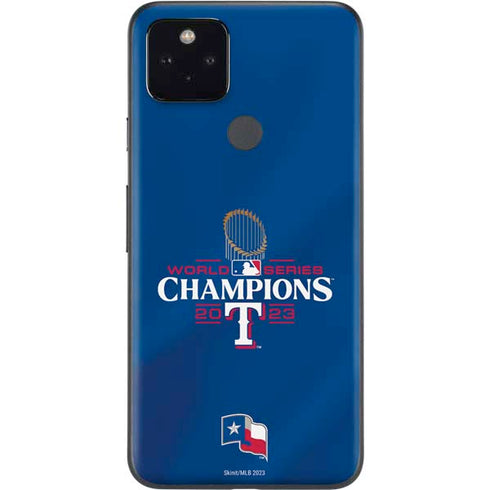 2023 World Series Champions Texas Rangers Google Pixel 4a 5G Skin