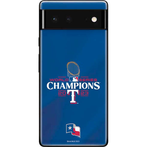 2023 World Series Champions Texas Rangers Google Pixel 6 Skin