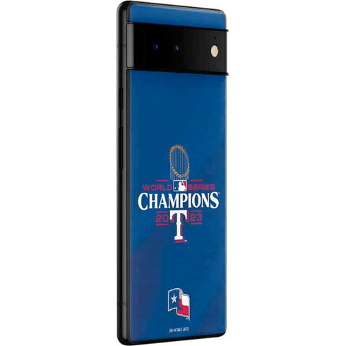 2023 World Series Champions Texas Rangers Google Pixel 6 Skin
