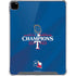 2023 World Series Champions Texas Rangers iPad Pro 12.9in (2020) Clear Case