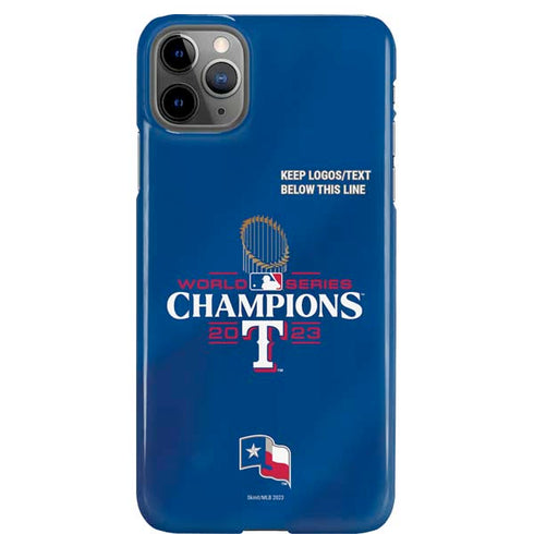 2023 World Series Champions Texas Rangers iPhone 11 Pro Max Lite Case