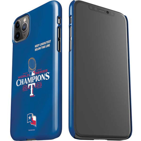 2023 World Series Champions Texas Rangers iPhone 11 Pro Max Lite Case