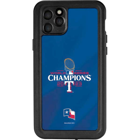 2023 World Series Champions Texas Rangers iPhone 11 Pro Max Waterproof Case