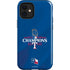 2023 World Series Champions Texas Rangers iPhone 12 Mini Impact Case