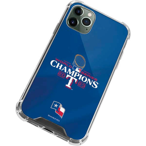 2023 World Series Champions Texas Rangers iPhone 12 Pro Clear Case