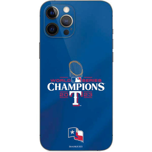 2023 World Series Champions Texas Rangers iPhone 12 Pro Max Skin