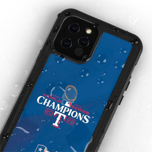 2023 World Series Champions Texas Rangers iPhone 12 Pro Waterproof Case