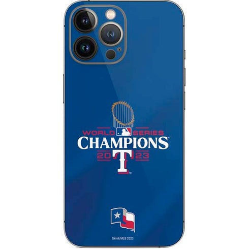 2023 World Series Champions Texas Rangers iPhone 14 Pro Max Skin