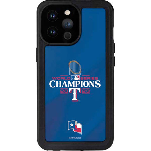 2023 World Series Champions Texas Rangers iPhone 14 Pro Max Waterproof Case