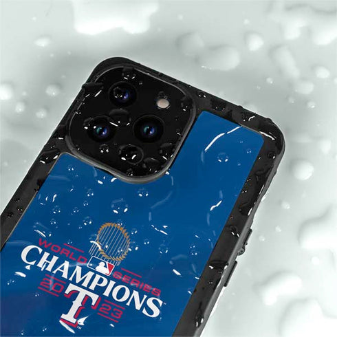 2023 World Series Champions Texas Rangers iPhone 14 Pro Max Waterproof Case