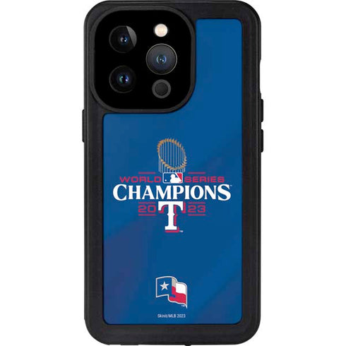 2023 World Series Champions Texas Rangers iPhone 15 Pro Waterproof Case