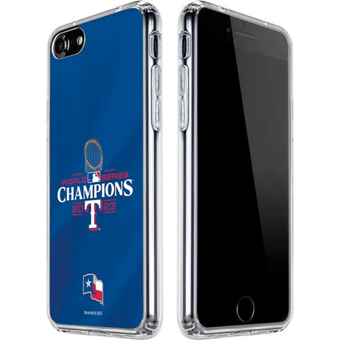 2023 World Series Champions Texas Rangers iPhone SE (2nd & 3rd Gen) Clear Case