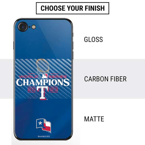 2023 World Series Champions Texas Rangers iPhone SE (2nd & 3rd Gen) Skin