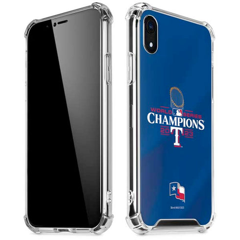 2023 World Series Champions Texas Rangers iPhone XR Clear Case