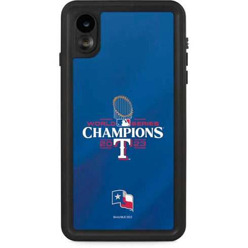 2023 World Series Champions Texas Rangers iPhone XR Waterproof Case