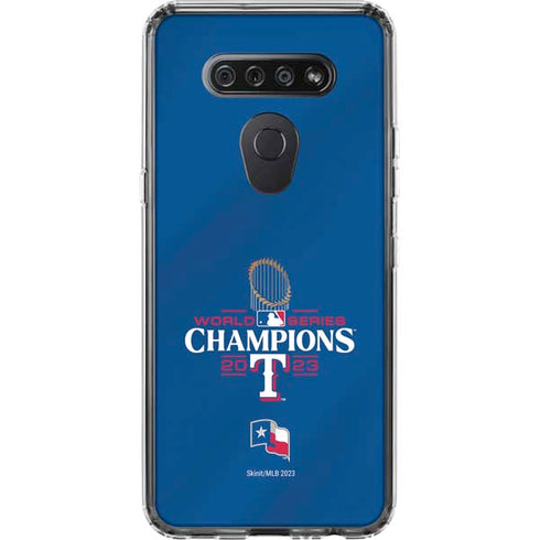 2023 World Series Champions Texas Rangers LG K51/Q51 Clear Case