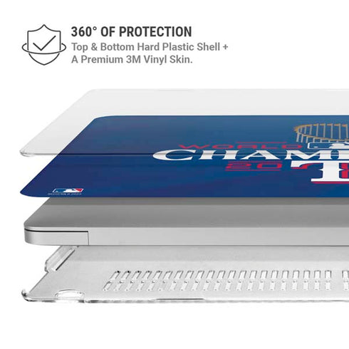 2023 World Series Champions Texas Rangers MacBook Air 15in (2023-2025) Case plus Skin