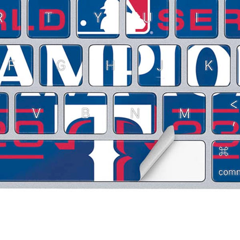2023 World Series Champions Texas Rangers Magic Keyboard Skin