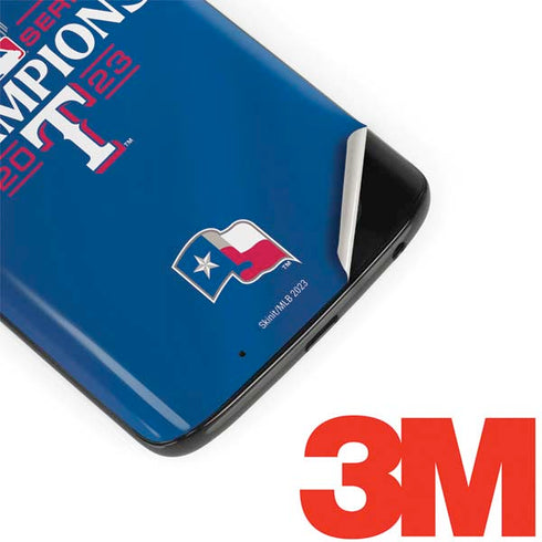 2023 World Series Champions Texas Rangers Moto G6 Skin