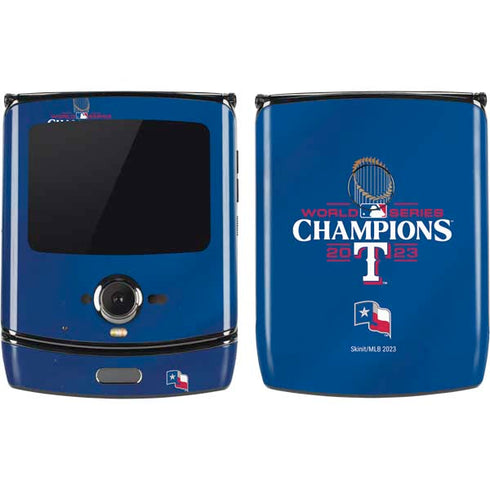 2023 World Series Champions Texas Rangers Motorola RAZR Skin