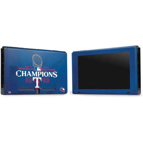 2023 World Series Champions Texas Rangers Nintendo Switch Bundle Skin
