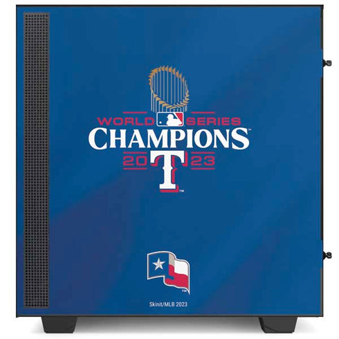 2023 World Series Champions Texas Rangers NZXT H510 Compact ATX Mid-Tower Case Skin