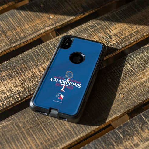 2023 World Series Champions Texas Rangers Otterbox Commuter iPhone Skin