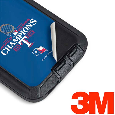 2023 World Series Champions Texas Rangers Otterbox Defender Galaxy Skin
