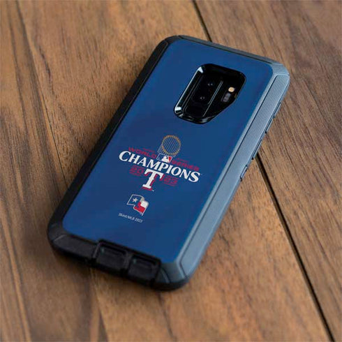 2023 World Series Champions Texas Rangers Otterbox Defender Galaxy Skin