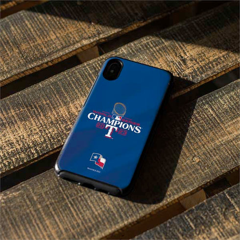 2023 World Series Champions Texas Rangers Otterbox Symmetry iPhone Skin