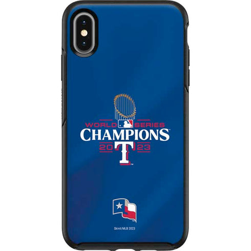 2023 World Series Champions Texas Rangers Otterbox Symmetry iPhone Skin