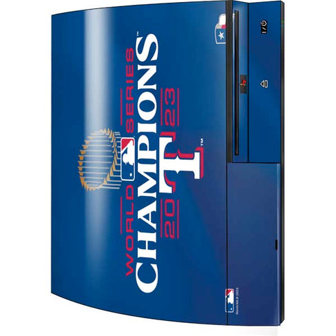 2023 World Series Champions Texas Rangers Playstation 3 & PS3 Skin