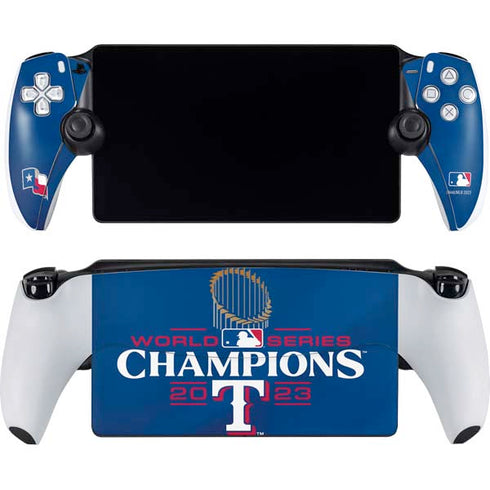2023 World Series Champions Texas Rangers PlayStation Portal Remote Player Skin