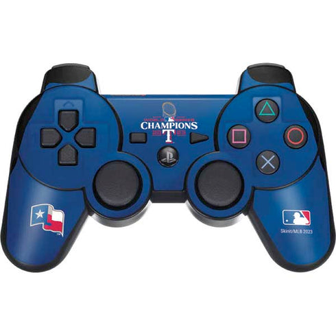2023 World Series Champions Texas Rangers PS3 Dual Shock wireless controller Skin