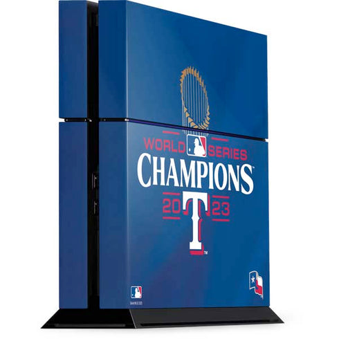 2023 World Series Champions Texas Rangers PS4 Console Skin