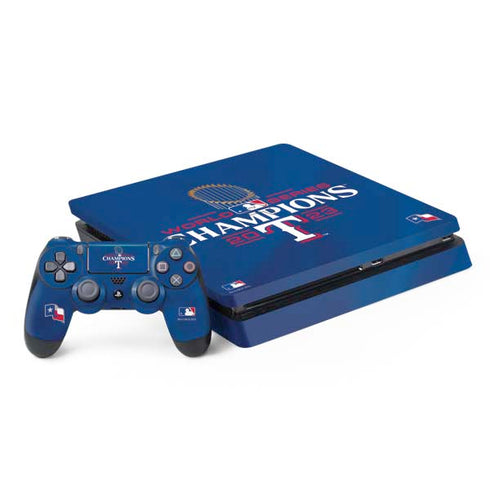2023 World Series Champions Texas Rangers PS4 Slim Bundle Skin
