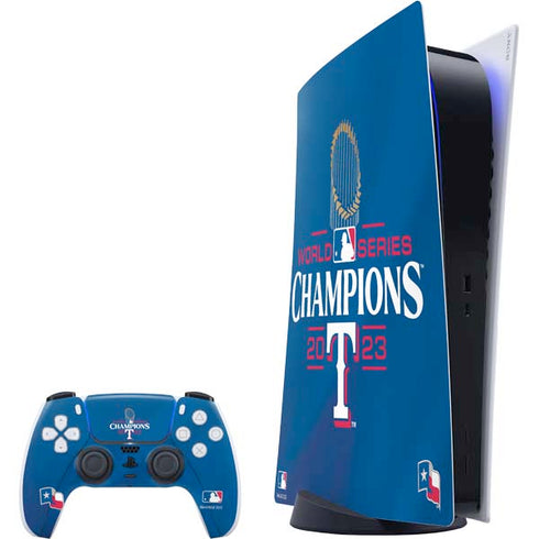 2023 World Series Champions Texas Rangers PS5 Digital Edition Bundle Skin