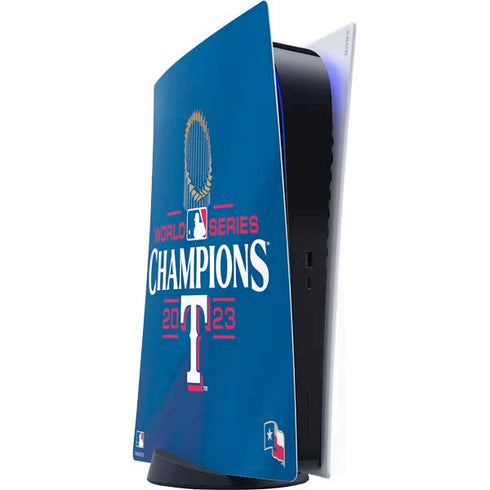2023 World Series Champions Texas Rangers PS5 Digital Edition Console Skin