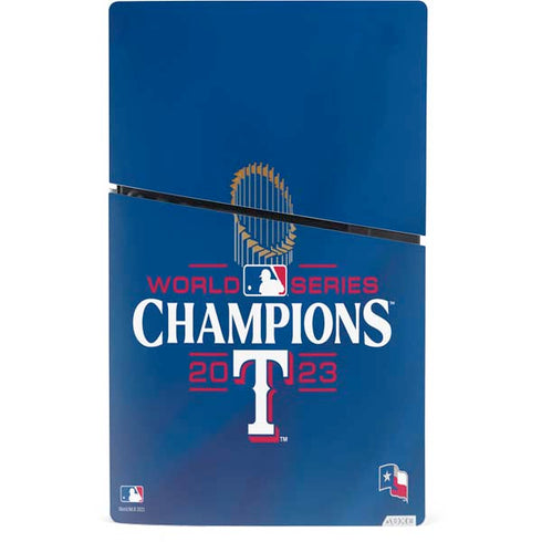 2023 World Series Champions Texas Rangers PS5 Slim Digital Edition Bundle Skin