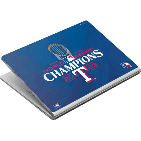 2023 World Series Champions Texas Rangers Surface Book Skin