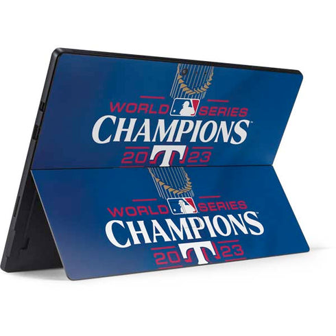 2023 World Series Champions Texas Rangers Surface Pro 6 Skin