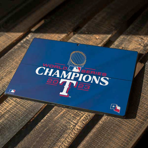 2023 World Series Champions Texas Rangers Surface Pro 7 Skin