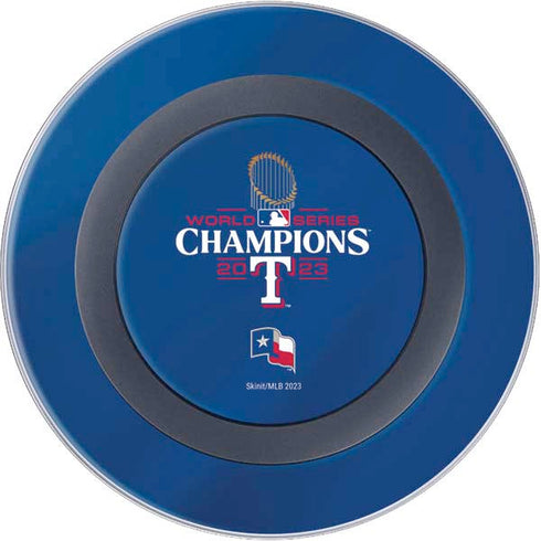 2023 World Series Champions Texas Rangers Wireless Charger Skin
