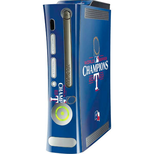 2023 World Series Champions Texas Rangers Xbox 360 (Includes HDD) Skin