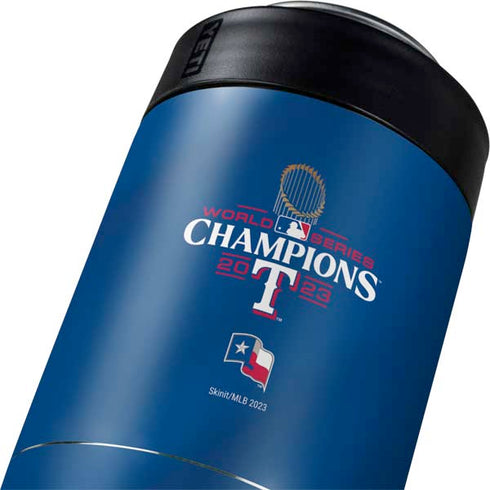 2023 World Series Champions Texas Rangers Yeti Colster Can Insulator Skin